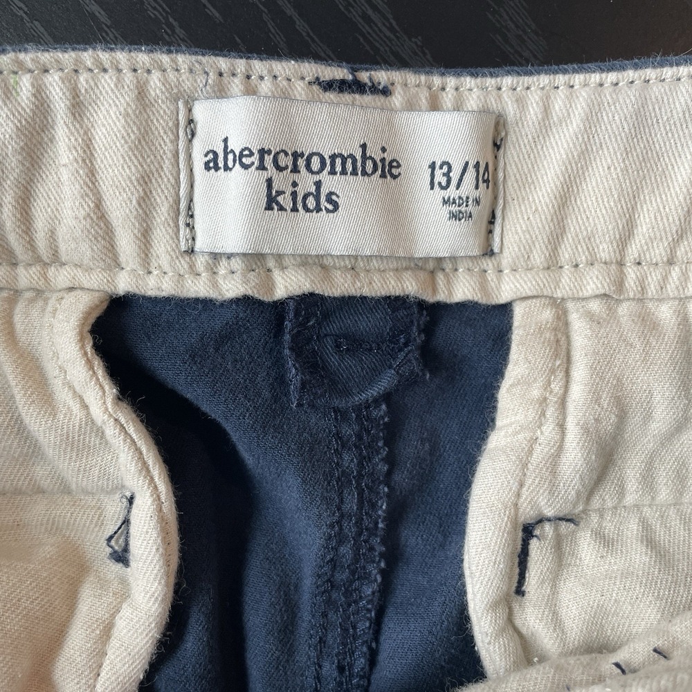 Abercrombie Kids School Classic 9" Shorts Casual Summer Chino Preppy Boys 13/14 - Picture 4 of 8